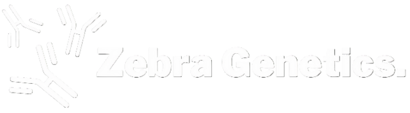 Imagotipo ZEBRA GENETICS BLANCO